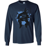 T-Shirts Navy / S TMNT - Katana Warrior Men's Long Sleeve T-Shirt