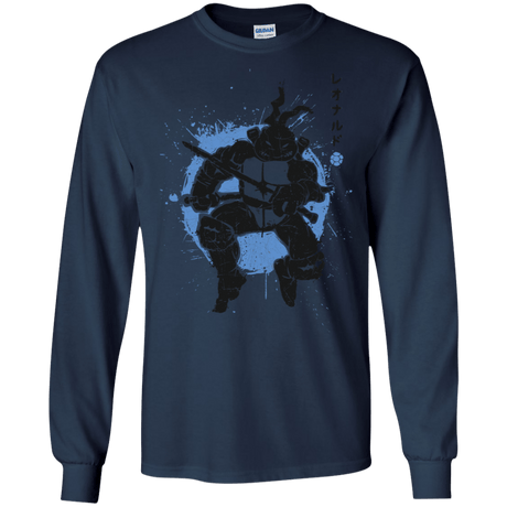 T-Shirts Navy / S TMNT - Katana Warrior Men's Long Sleeve T-Shirt