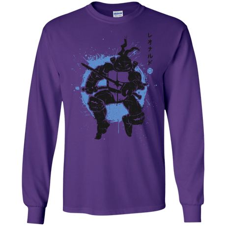 T-Shirts Purple / S TMNT - Katana Warrior Men's Long Sleeve T-Shirt