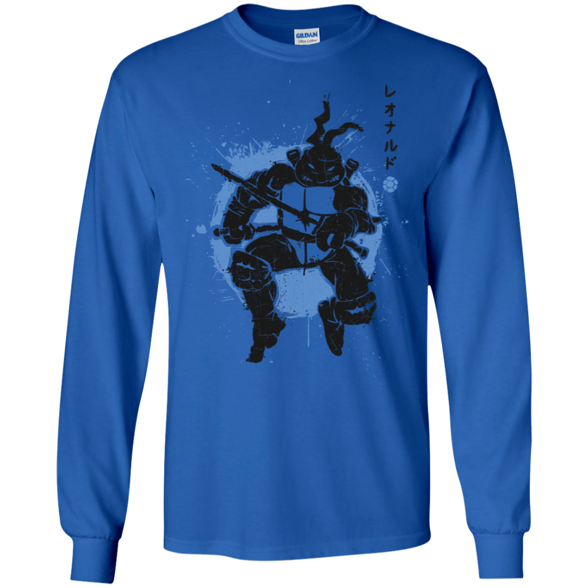 T-Shirts Royal / S TMNT - Katana Warrior Men's Long Sleeve T-Shirt