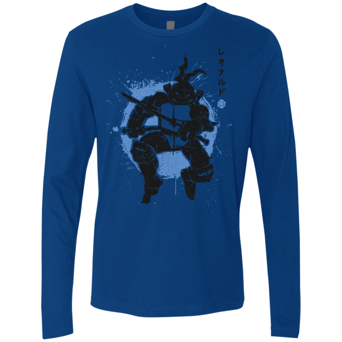 T-Shirts Royal / S TMNT - Katana Warrior Men's Premium Long Sleeve