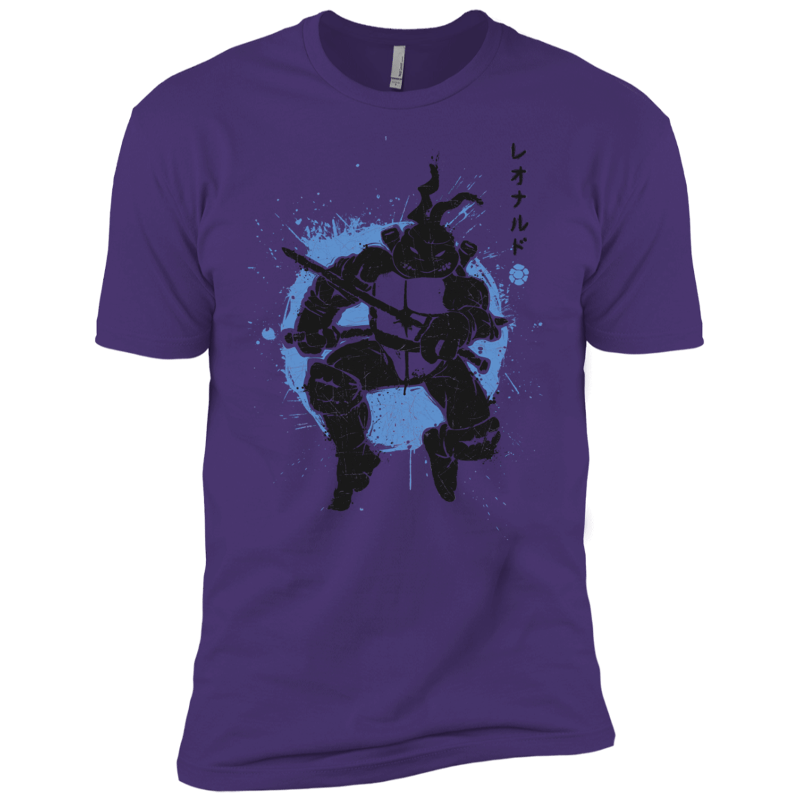 T-Shirts Purple Rush/ / X-Small TMNT - Katana Warrior Men's Premium T-Shirt