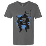 T-Shirts Heavy Metal / X-Small TMNT - Katana Warrior Men's Premium V-Neck