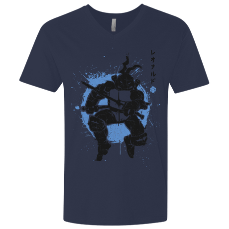 T-Shirts Midnight Navy / X-Small TMNT - Katana Warrior Men's Premium V-Neck
