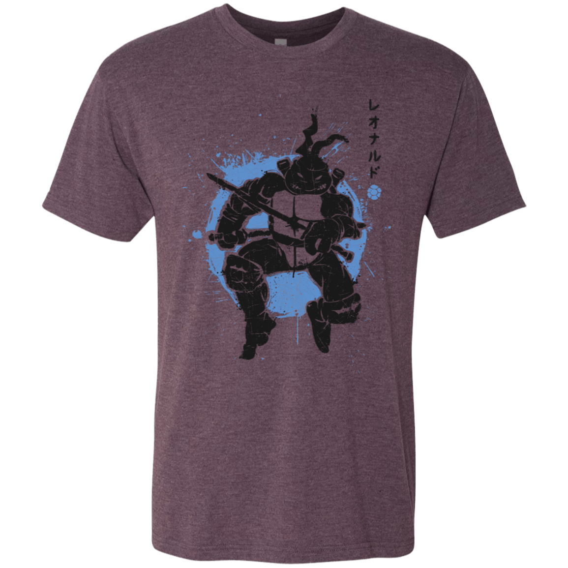 T-Shirts Vintage Purple / S TMNT - Katana Warrior Men's Triblend T-Shirt
