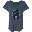 T-Shirts Indigo / X-Small TMNT - Katana Warrior Triblend Dolman Sleeve