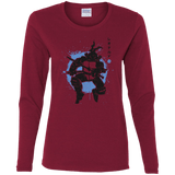 T-Shirts Cardinal / S TMNT - Katana Warrior Women's Long Sleeve T-Shirt