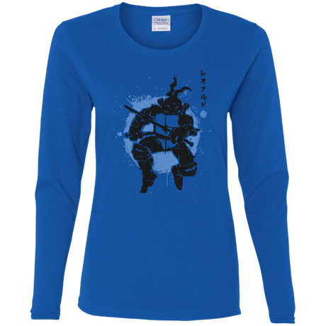 T-Shirts Royal / S TMNT - Katana Warrior Women's Long Sleeve T-Shirt