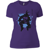 T-Shirts Purple Rush/ / X-Small TMNT - Katana Warrior Women's Premium T-Shirt