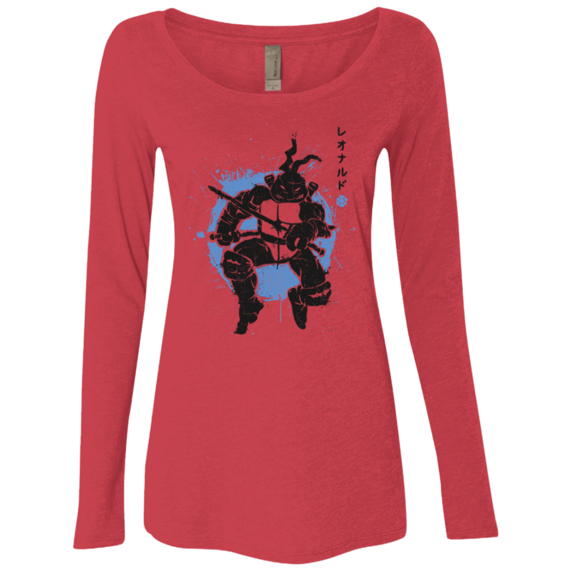 T-Shirts Vintage Red / S TMNT - Katana Warrior Women's Triblend Long Sleeve Shirt