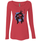 T-Shirts Vintage Red / S TMNT - Katana Warrior Women's Triblend Long Sleeve Shirt
