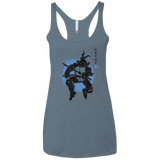 T-Shirts Indigo / X-Small TMNT - Katana Warrior Women's Triblend Racerback Tank