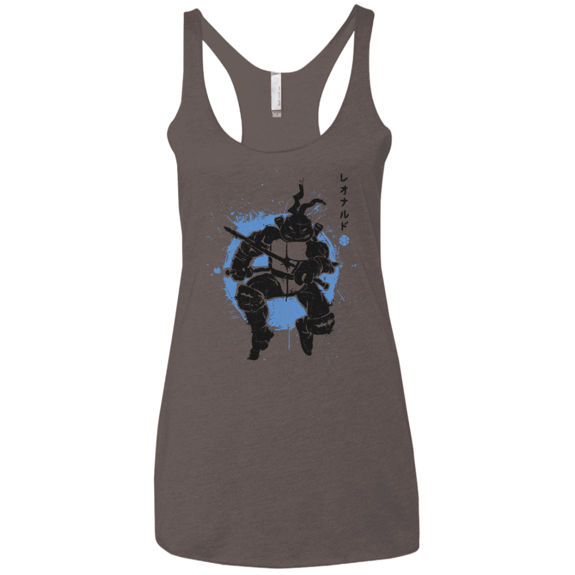 T-Shirts Macchiato / X-Small TMNT - Katana Warrior Women's Triblend Racerback Tank