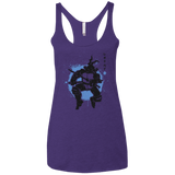 T-Shirts Purple Rush / X-Small TMNT - Katana Warrior Women's Triblend Racerback Tank