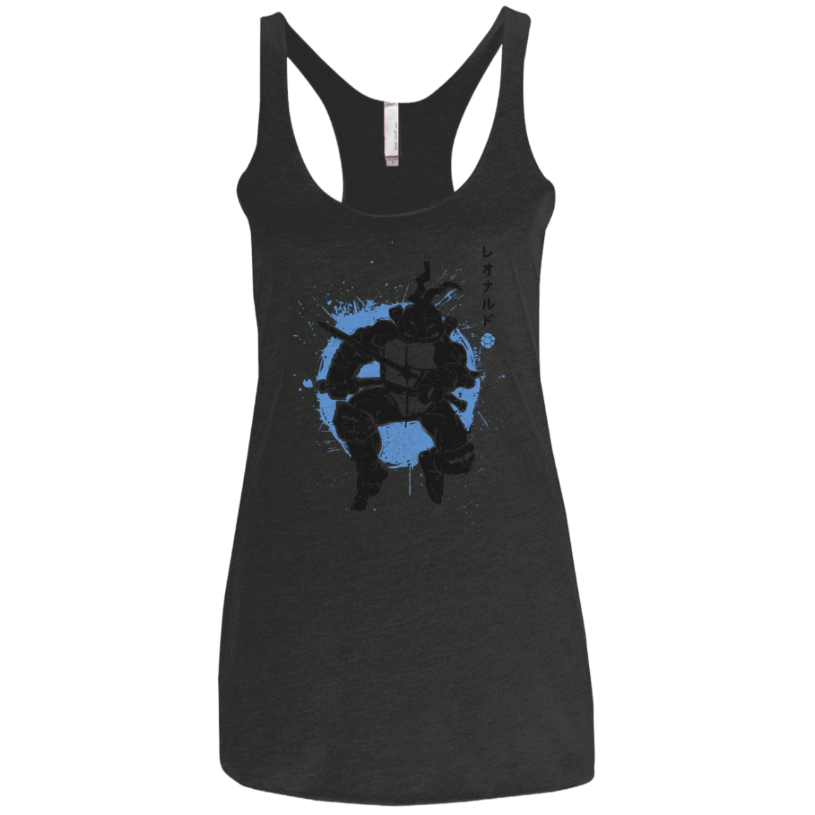 T-Shirts Vintage Black / X-Small TMNT - Katana Warrior Women's Triblend Racerback Tank