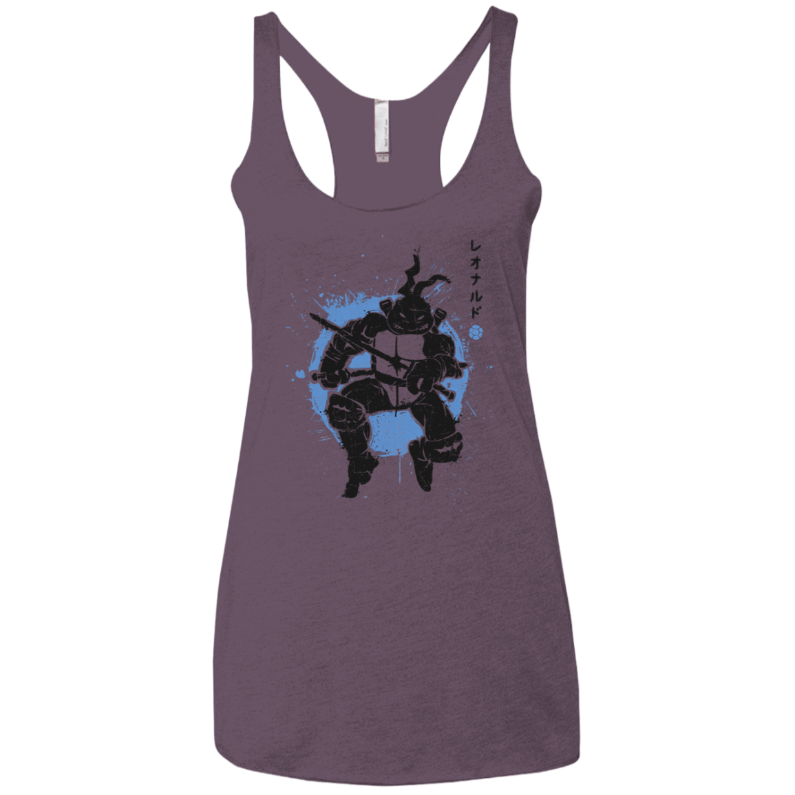 T-Shirts Vintage Purple / X-Small TMNT - Katana Warrior Women's Triblend Racerback Tank