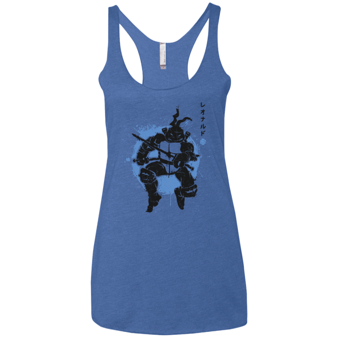 T-Shirts Vintage Royal / X-Small TMNT - Katana Warrior Women's Triblend Racerback Tank