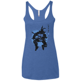 T-Shirts Vintage Royal / X-Small TMNT - Katana Warrior Women's Triblend Racerback Tank