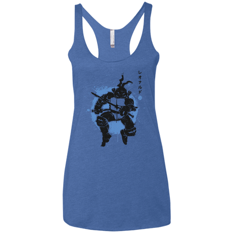 T-Shirts Vintage Royal / X-Small TMNT - Katana Warrior Women's Triblend Racerback Tank