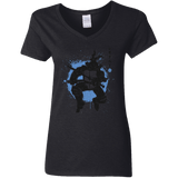 T-Shirts Black / S TMNT - Katana Warrior Women's V-Neck T-Shirt