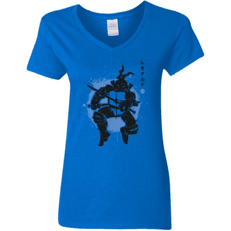 T-Shirts Royal / S TMNT - Katana Warrior Women's V-Neck T-Shirt