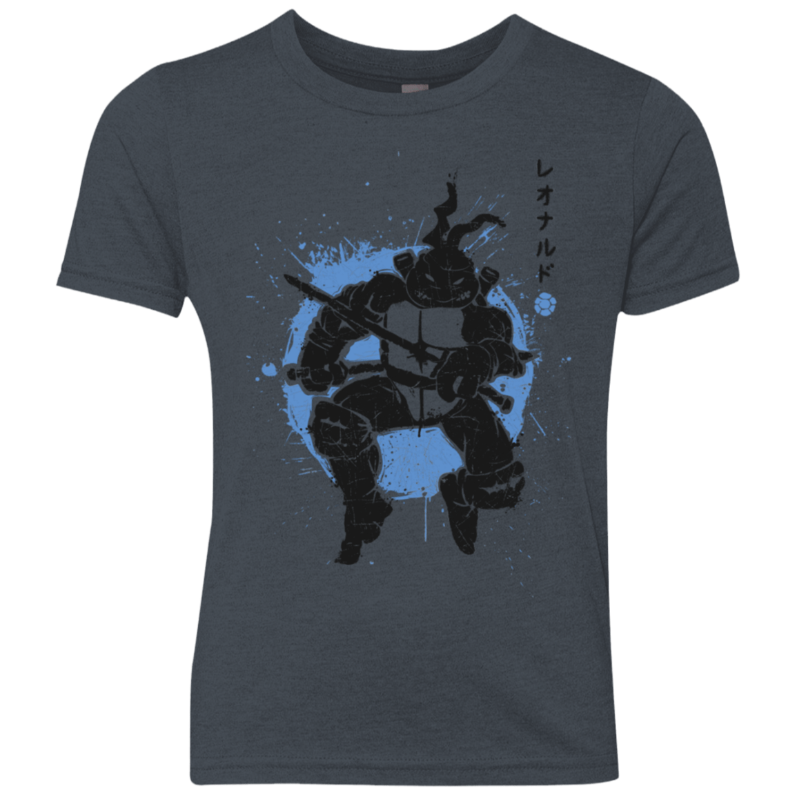 T-Shirts Vintage Navy / YXS TMNT - Katana Warrior Youth Triblend T-Shirt