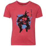 T-Shirts Vintage Red / YXS TMNT - Katana Warrior Youth Triblend T-Shirt
