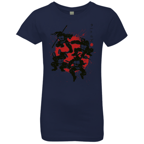 T-Shirts Midnight Navy / YXS TMNT - Mutant Warriors Girls Premium T-Shirt