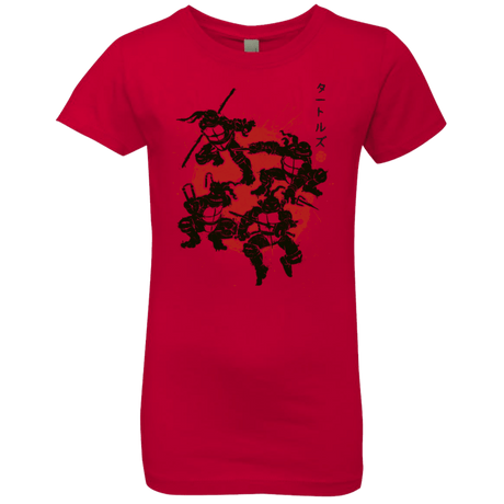 T-Shirts Red / YXS TMNT - Mutant Warriors Girls Premium T-Shirt