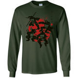 T-Shirts Forest Green / S TMNT - Mutant Warriors Men's Long Sleeve T-Shirt