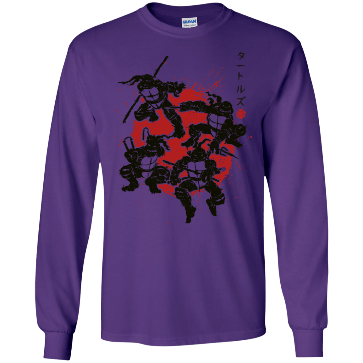 T-Shirts Purple / S TMNT - Mutant Warriors Men's Long Sleeve T-Shirt