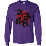 T-Shirts Purple / S TMNT - Mutant Warriors Men's Long Sleeve T-Shirt