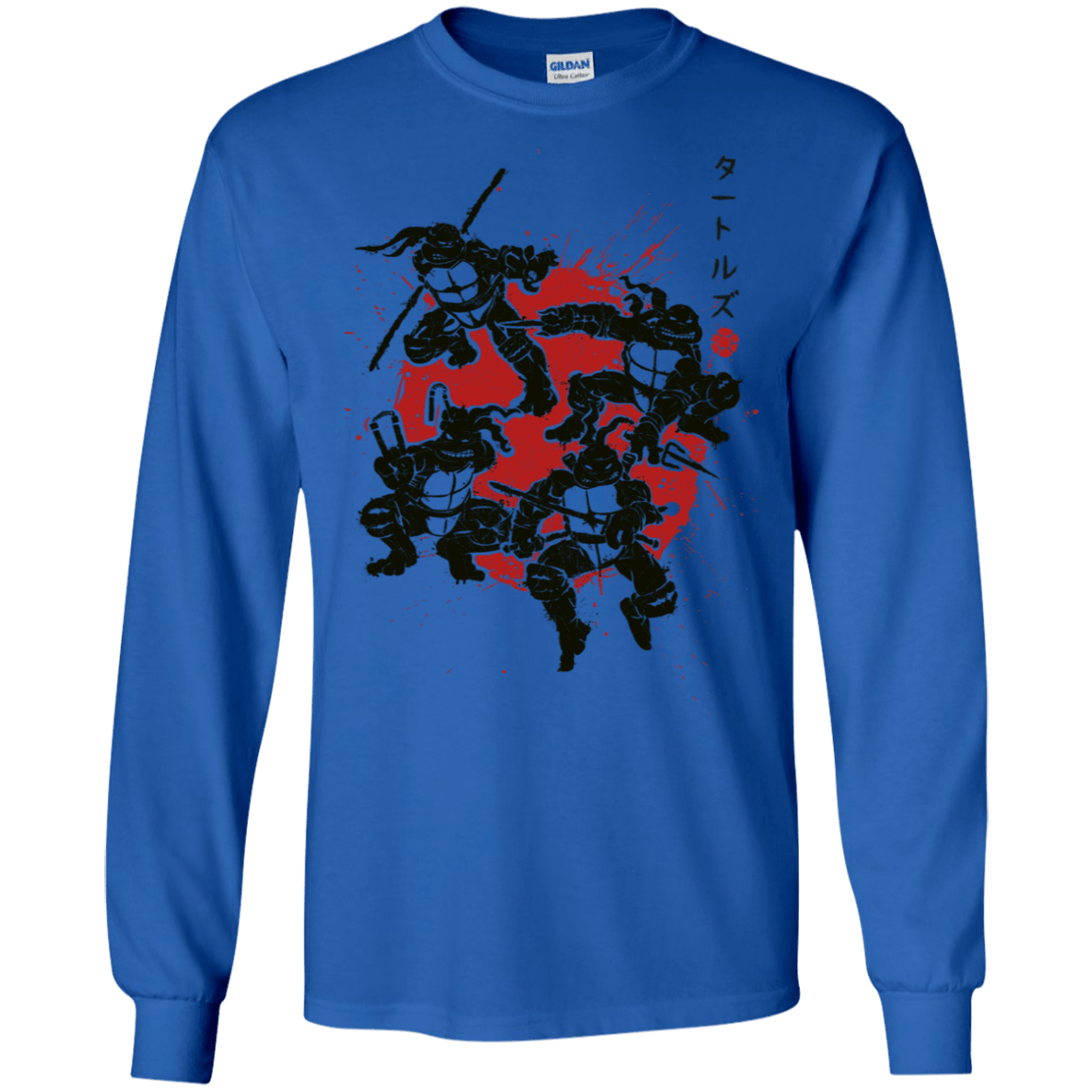 T-Shirts Royal / S TMNT - Mutant Warriors Men's Long Sleeve T-Shirt