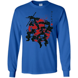 T-Shirts Royal / S TMNT - Mutant Warriors Men's Long Sleeve T-Shirt