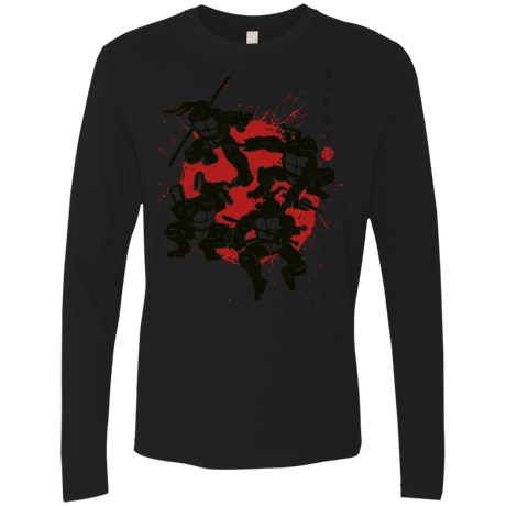 T-Shirts Black / S TMNT - Mutant Warriors Men's Premium Long Sleeve