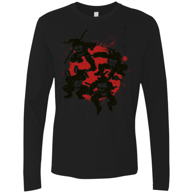 T-Shirts Black / S TMNT - Mutant Warriors Men's Premium Long Sleeve