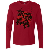 T-Shirts Cardinal / S TMNT - Mutant Warriors Men's Premium Long Sleeve