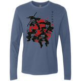 T-Shirts Indigo / S TMNT - Mutant Warriors Men's Premium Long Sleeve