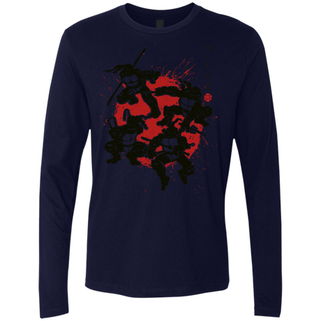 T-Shirts Midnight Navy / S TMNT - Mutant Warriors Men's Premium Long Sleeve