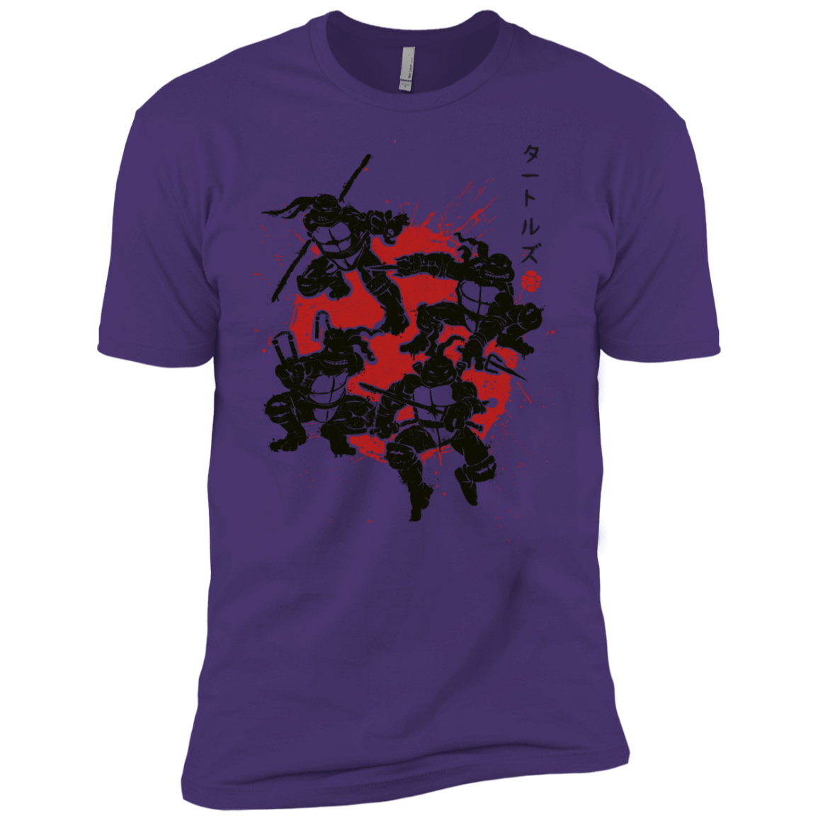 T-Shirts Purple Rush/ / X-Small TMNT - Mutant Warriors Men's Premium T-Shirt