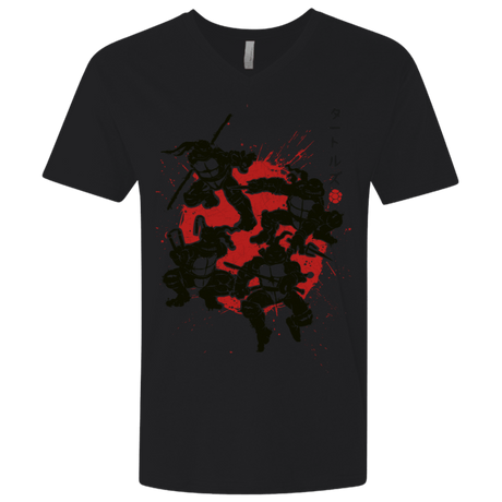 T-Shirts Black / X-Small TMNT - Mutant Warriors Men's Premium V-Neck