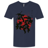 T-Shirts Midnight Navy / X-Small TMNT - Mutant Warriors Men's Premium V-Neck