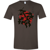 T-Shirts Dark Chocolate / S TMNT - Mutant Warriors Men's Semi-Fitted Softstyle