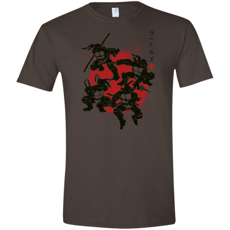 T-Shirts Dark Chocolate / S TMNT - Mutant Warriors Men's Semi-Fitted Softstyle
