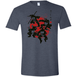 T-Shirts Heather Navy / S TMNT - Mutant Warriors Men's Semi-Fitted Softstyle