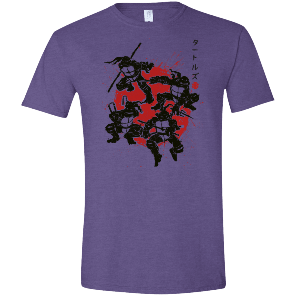 T-Shirts Heather Purple / S TMNT - Mutant Warriors Men's Semi-Fitted Softstyle