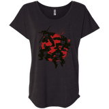 T-Shirts Vintage Black / X-Small TMNT - Mutant Warriors Triblend Dolman Sleeve