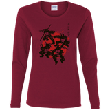 T-Shirts Cardinal / S TMNT - Mutant Warriors Women's Long Sleeve T-Shirt
