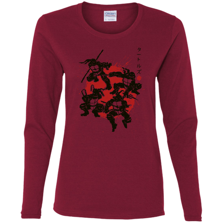 T-Shirts Cardinal / S TMNT - Mutant Warriors Women's Long Sleeve T-Shirt