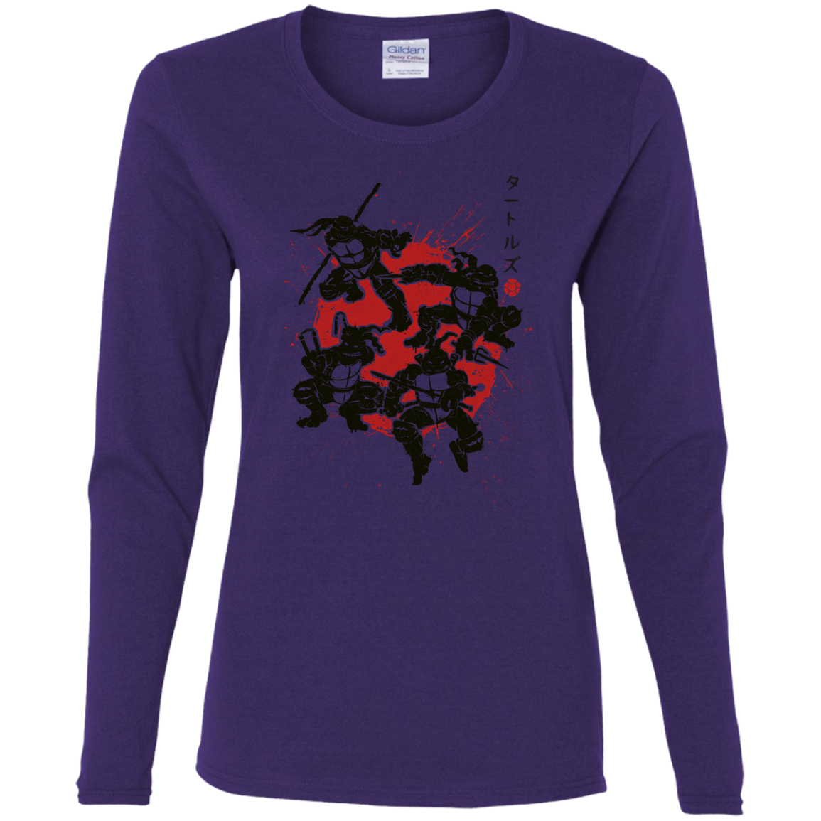 T-Shirts Purple / S TMNT - Mutant Warriors Women's Long Sleeve T-Shirt